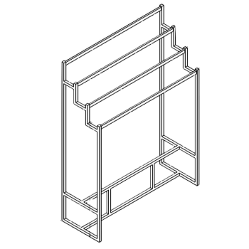 Stand 54 120x45x165 cm